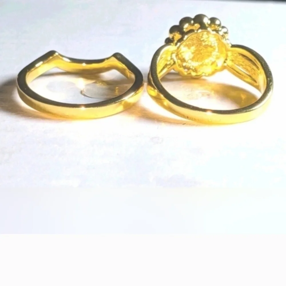 Womens 5ct Round Cut Lab Created Diamond Flower Shaped Wedding Ring Set Sz9